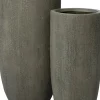 Intratuin bloempot Tom grijs D 35,5 H 69,5 cm
