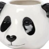 Intratuin bloempot Tom panda wit 13,5 x 12,5 x 9,7 cm