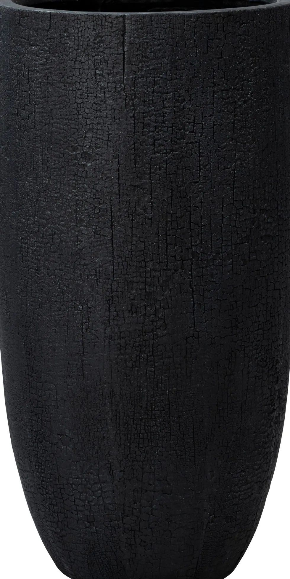 Intratuin bloempot Tom zwart D 35,5 H 69,5 cm