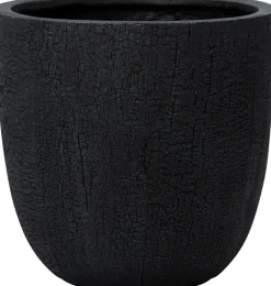 Intratuin bloempot Tom zwart D 35 H 34 cm