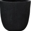 Intratuin bloempot Tom zwart D 43 H 41 cm