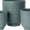 Intratuin bloempot Tygo groen D 16 H 17 cm