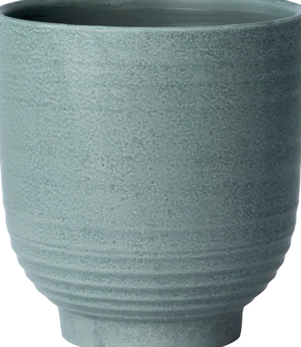 Intratuin bloempot Tygo groen D 16 H 17 cm