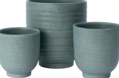 Intratuin bloempot Tygo groen D 22 H 23 cm