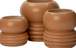 Intratuin bloempot Ulrica terracotta D 18,5 H 17,5 cm