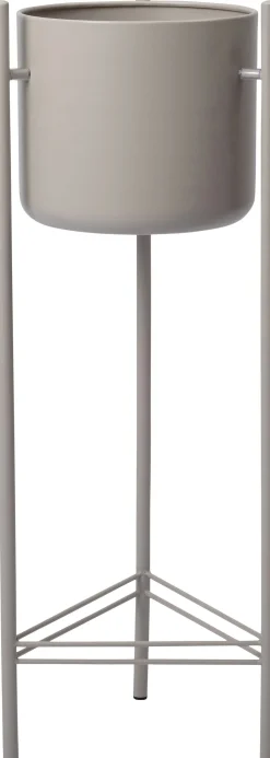 Intratuin bloempot Vajen op poten grijs D 28 H 81 cm
