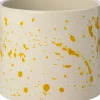 Intratuin bloempot Veau wit / geel D 13 H 11 cm
