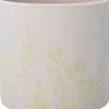 Intratuin bloempot Vera wit / groen D 13,5 H 12,5 cm