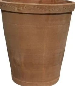 Intratuin bloempot Wave terracotta D 40 H 38 cm