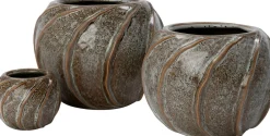 Intratuin bloempot Wayan groen D 21,5 H 17 cm