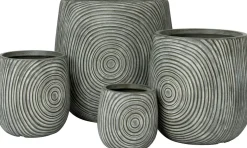 Intratuin bloempot Wen grijs D 32,5 H 32,5 cm