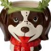 Intratuin bloempot Willow bruin / wit D 14,5 H 14,8 cm