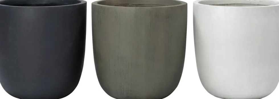 Intratuin bloempot Wout grijs D 43 H 43 cm