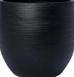 Intratuin bloempot Xanna antraciet D 38 H 35 cm