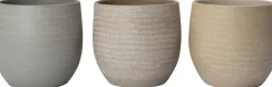 Intratuin bloempot Xanna beige D 27 H 25 cm
