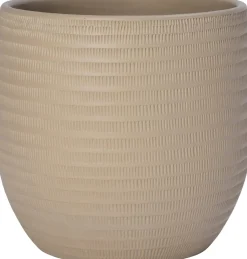 Intratuin bloempot Xanna zand D 38 H 35 cm