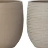 Intratuin bloempot Xanna zand D 27 H 25 cm