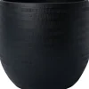 Intratuin bloempot Xanna zwart D 27 H 25 cm