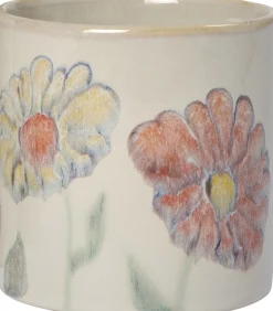 Intratuin bloempot Yasmin wit D 13,5 H 13,5 cm
