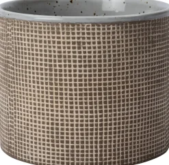 Intratuin bloempot Zahra bruin D 8 H 7 cm