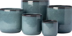 Intratuin bloempot Zila blauw D 34 H 32 cm