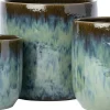 Intratuin bloempot Zuni blauw D 21 H 19 cm
