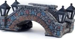 Intratuin brug met lantaarn en verlichting 10,5 x 4,5 x 3,5 cm