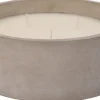 Intratuin citronellakaars Levi grijs 6 uur D 15 H 6 cm