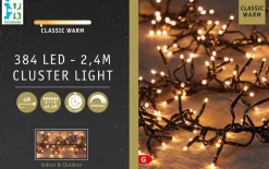 Intratuin clusterverlichting met 384 LED lampjes classic warm 2,4 m