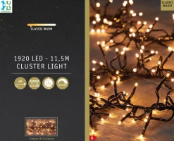 Intratuin clusterverlichting met 1920 lampjes classic warm 11,5 m