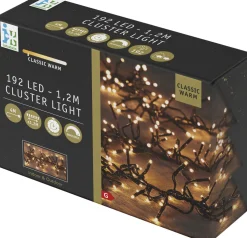 Intratuin clusterverlichting met 192 LED lampjes classic warm 1,2 m