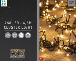 Intratuin clusterverlichting met 768 LED lampjes warm white 4,5 m