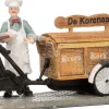 Intratuin De Brink kerstdorpminiatuur bakkersfiets 13 x 4,2 x 7,5 cm