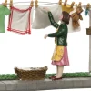 Intratuin De Brink kerstdorpminiatuur was ophangen 15,5 x 8 x 8 cm
