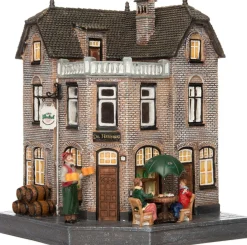 Intratuin De Brink kersthuisje dorpskroeg 17 x 16 x 21,5 cm