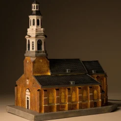 Intratuin De Brink kersthuisje kerk Nijkerk H 31 cm