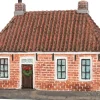 Intratuin De Brink kersthuisje boerderij 16,2 x 10 x 12,5 cm