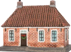 Intratuin De Brink kersthuisje boerderij 16,2 x 10 x 12,5 cm