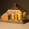 Intratuin De Brink kersthuisje boerderij 16,5 x 10 x 12 cm