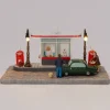 Intratuin De Brink kersthuisje benzinepomp 27,5 x 15,5 x 13 cm