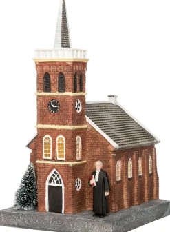 Intratuin De Brink kersthuisje Oude Kerk 15 x 17 x 26 cm