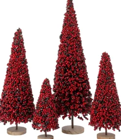 Intratuin decoratieboom Bess rood D 18 H 45 cm