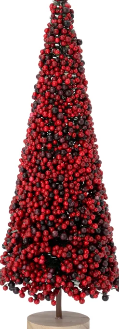 Intratuin decoratieboom Bess rood D 18 H 45 cm