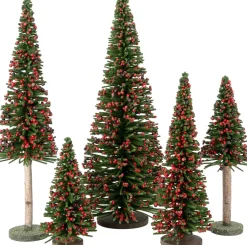 Intratuin decoratieboom Bibia groen / rood D 16 H 40 cm
