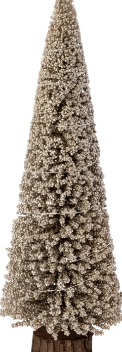 Intratuin decoratieboom borstel beige D 15 H 40 cm