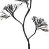 Intratuin decoratieboom dandelion zwart met verlichting 45 x 45 x 120 cm