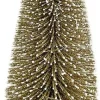 Intratuin decoratieboom Den goud met 10 lampjes warm wit D 10 H 30 cm
