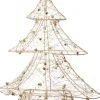 Intratuin decoratieboom diamant goud met verlichting 34 x 8 x 40 cm