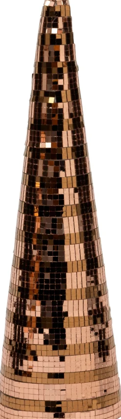Intratuin decoratieboom Disco koper / goud D 14 H 49 cm