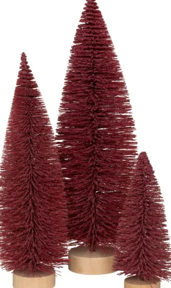 Intratuin decoratieboom donkerrood D 7 H 15 cm